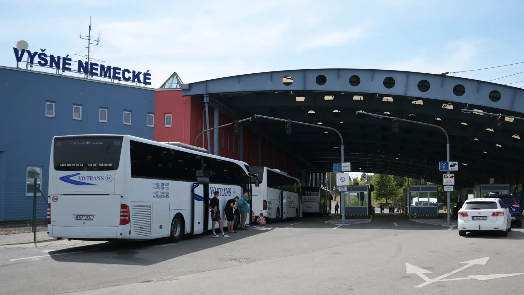 Na snímke hraničný priechod Vyšné Nemecké.