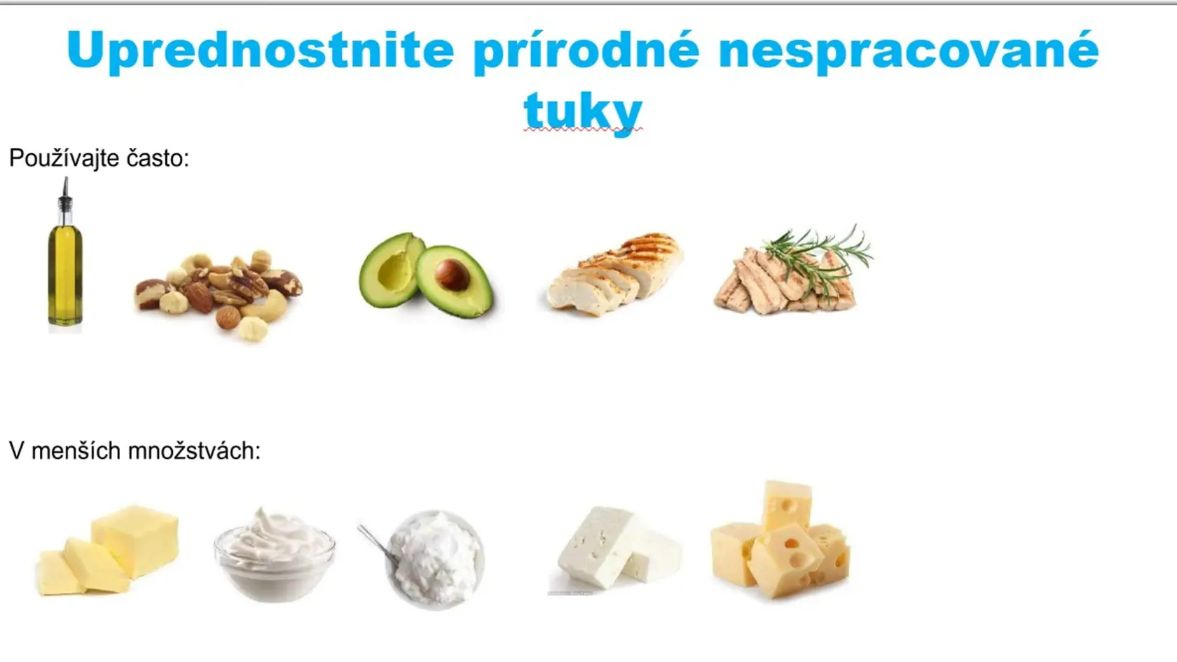 Ako by ste sa mali stravovať...