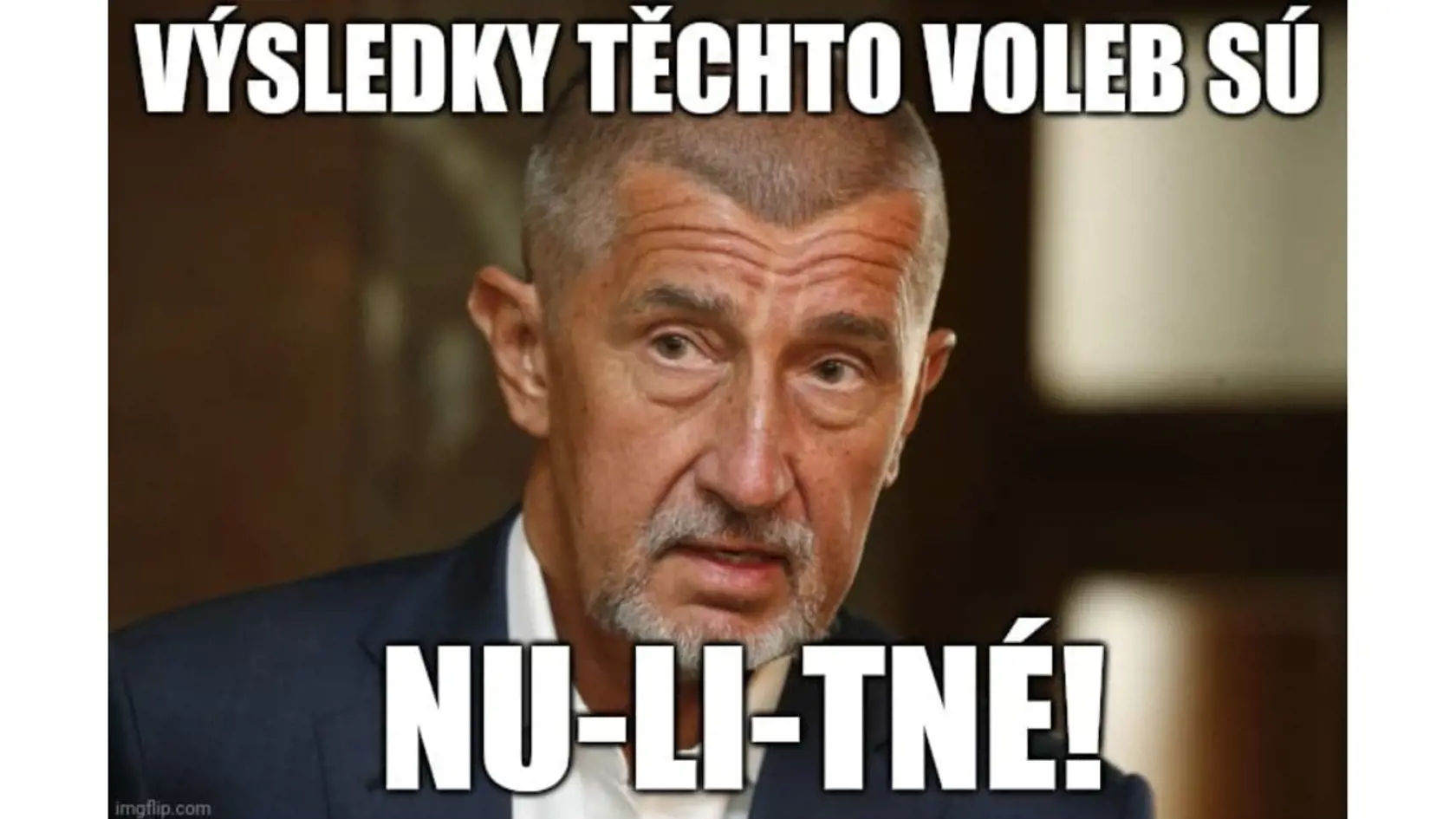 Humoristi si pomohli aj Štefanom Harabinom a niektorými antivaxermi. Podľa nich sú niektoré protipandemické nariadenia neplatné, takzvane nulitné. Český premiér Andrej Babiš vraj za nulitné považuje aj výsledky volieb v Česku, v ktorých jeho strana nezvíťazila.