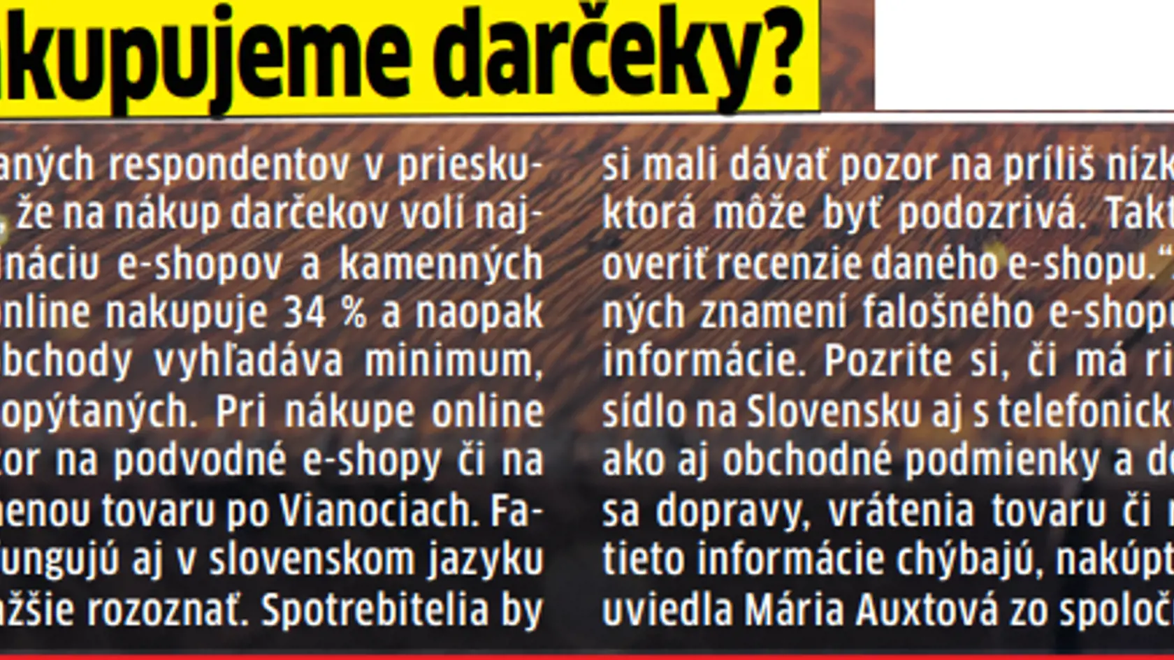 Najčastejšie nakupujeme na internete. 