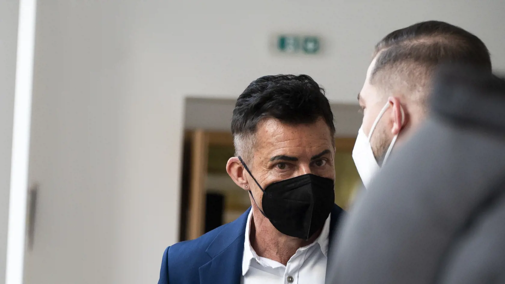 Ondrej Janíček na Okresnom súdu v Trnave.