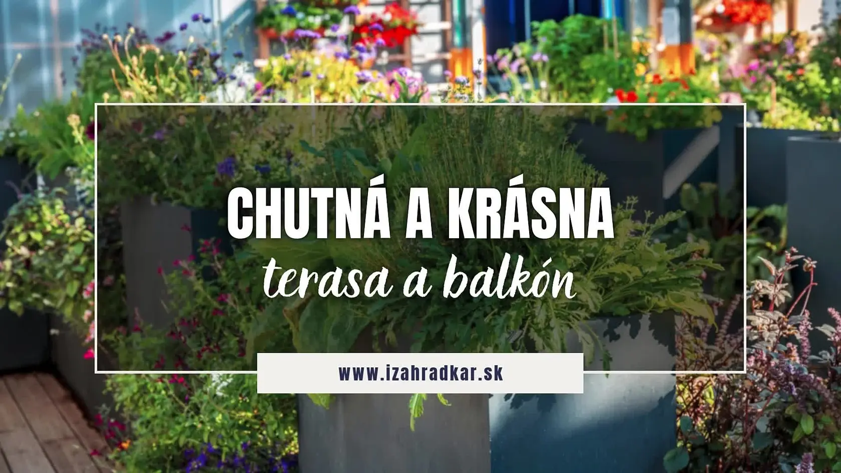 Aj na malom balkóne môžete mať priestor na oddych v príjemnom prostredí a zároveň si dopriať chutnú zeleninu z vlastnej úrody. Stačí len zodpovedne plánovať a s rozumom využiť každý centimeter.