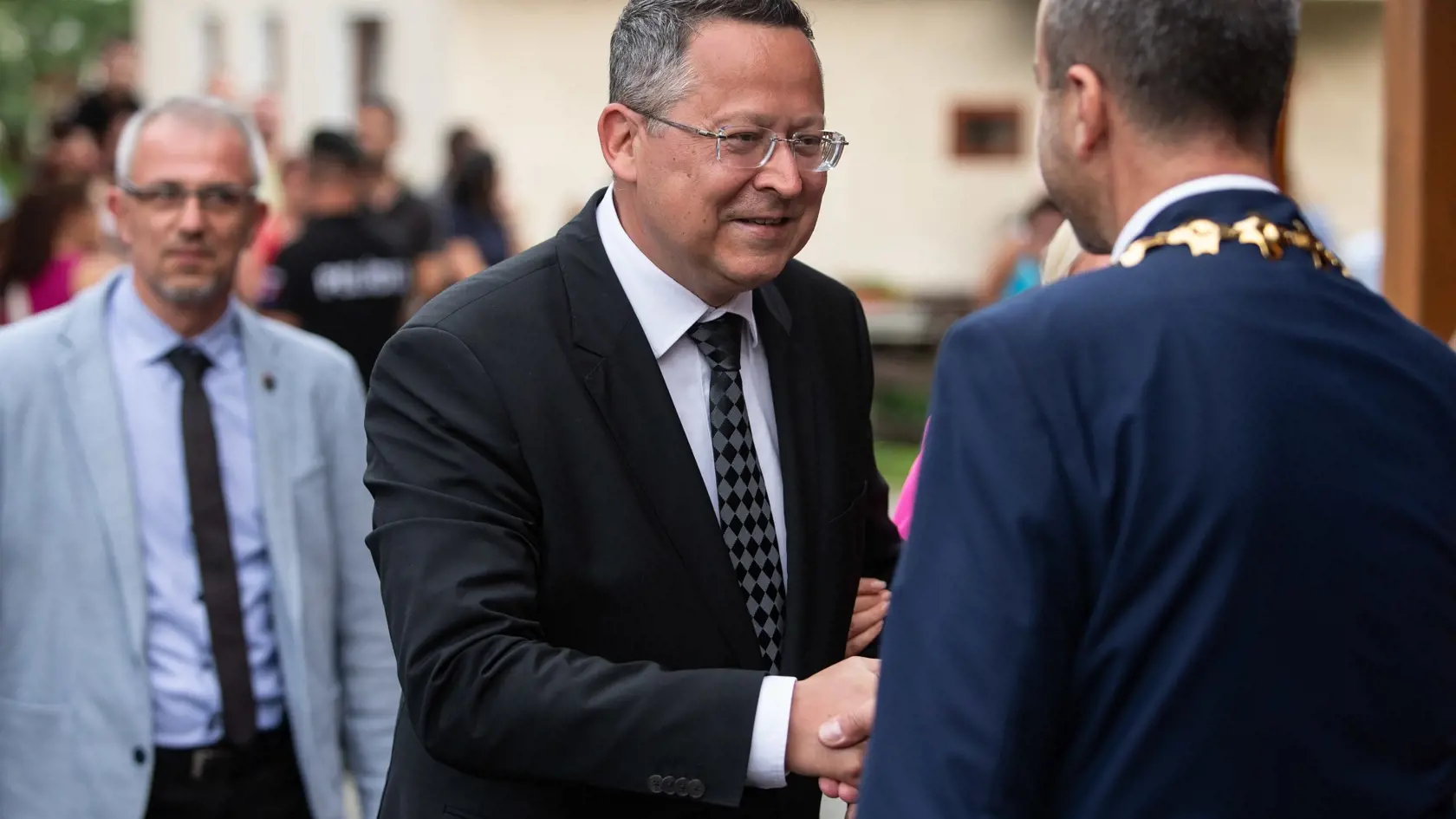 Na snímke minister financií SR Ladislav Kamenický (Smer-SD) počas podujatia Oslavy prijatia Deklarácie o zvrchovanosti SR v sobotu 13. júla 2024 v Starej Bystrici. FOTO TASR - Daniel Stehlík