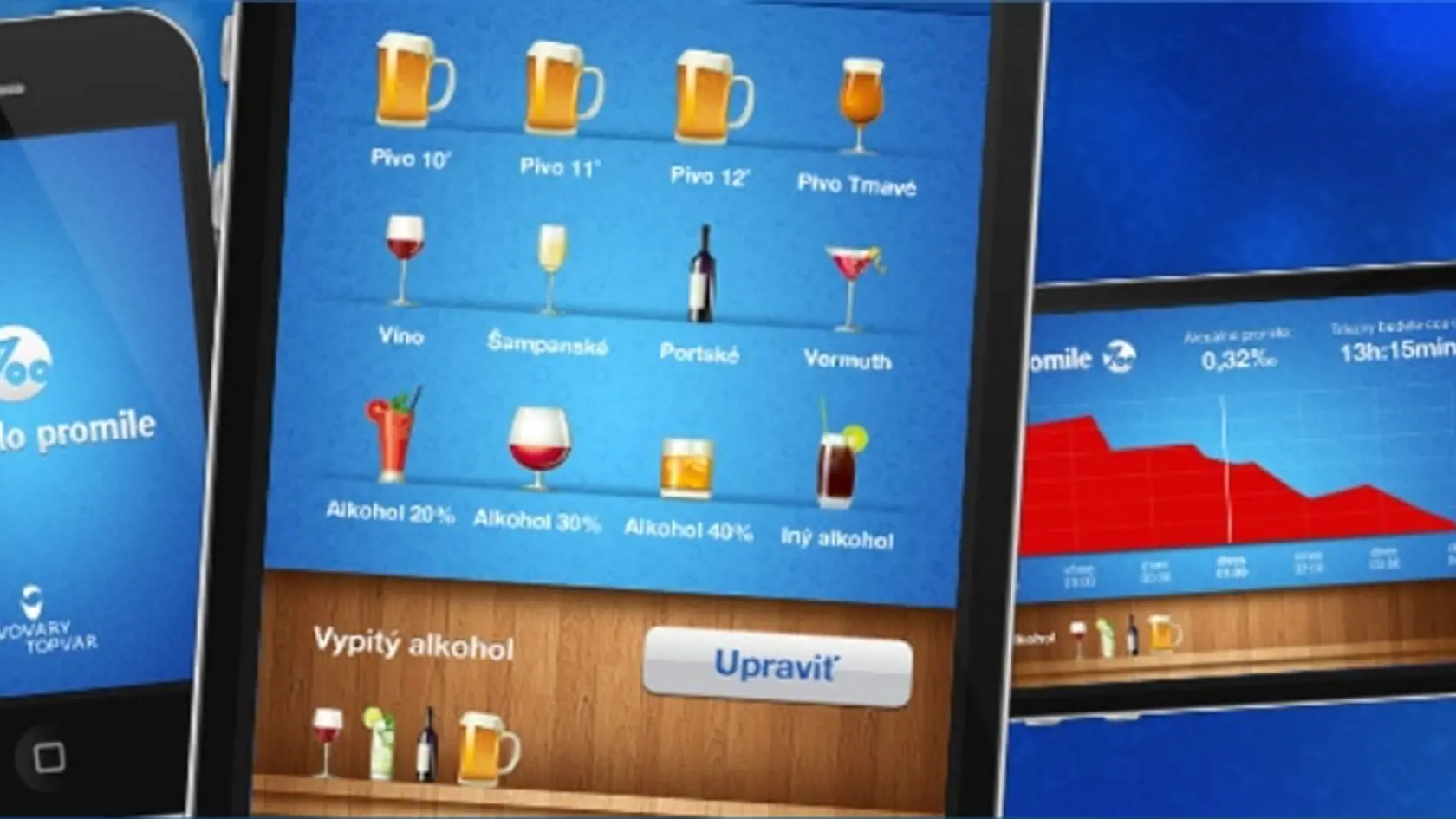 S mobilnými aplikáciami Promile info a PromileLady budete mať svoje pitie pod kontrolou.