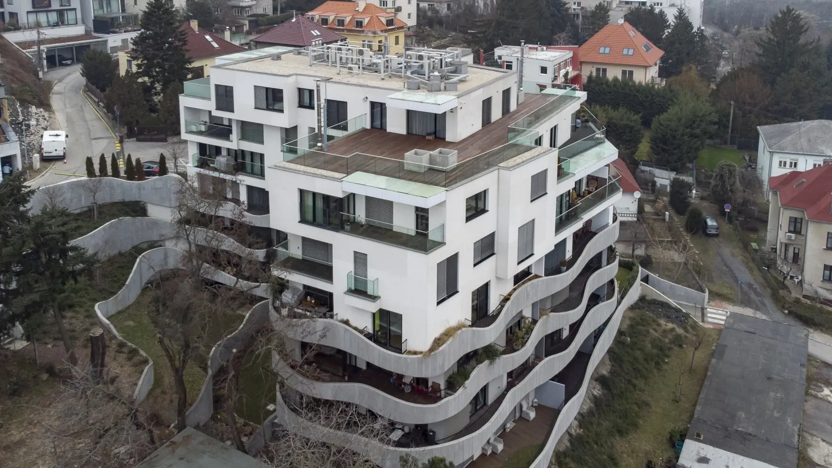 Budova ponúka luxus pre svojich užívateľov