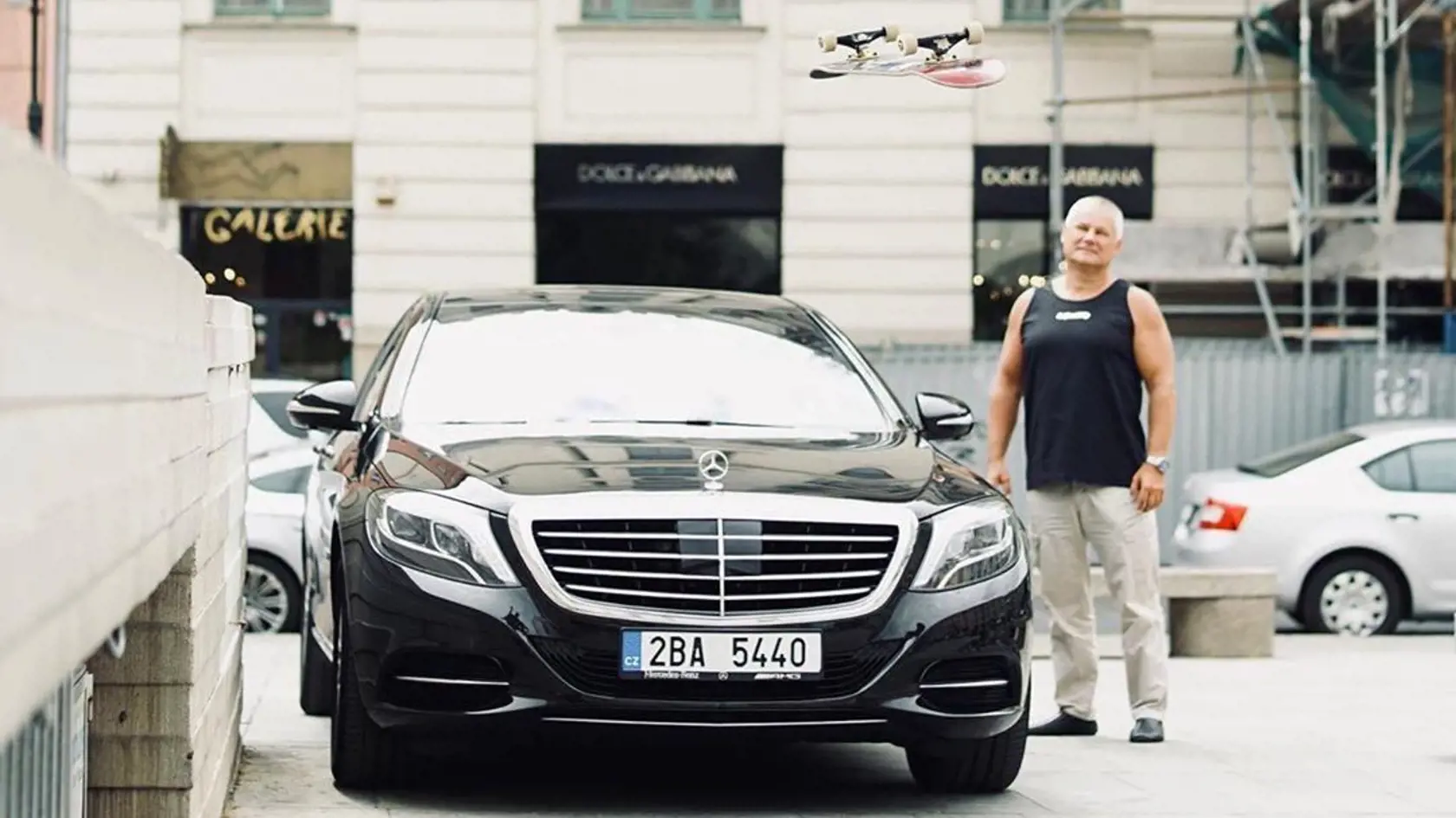 Jiří Kajínek a jeho Mercedes S.