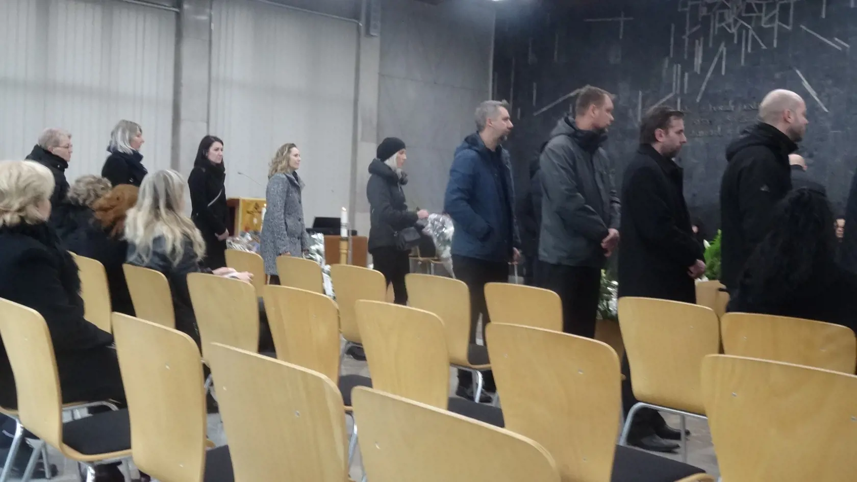 kondolencia sa uskutočnila pred samotným obradom nie ako býva zvykom až po ňom.