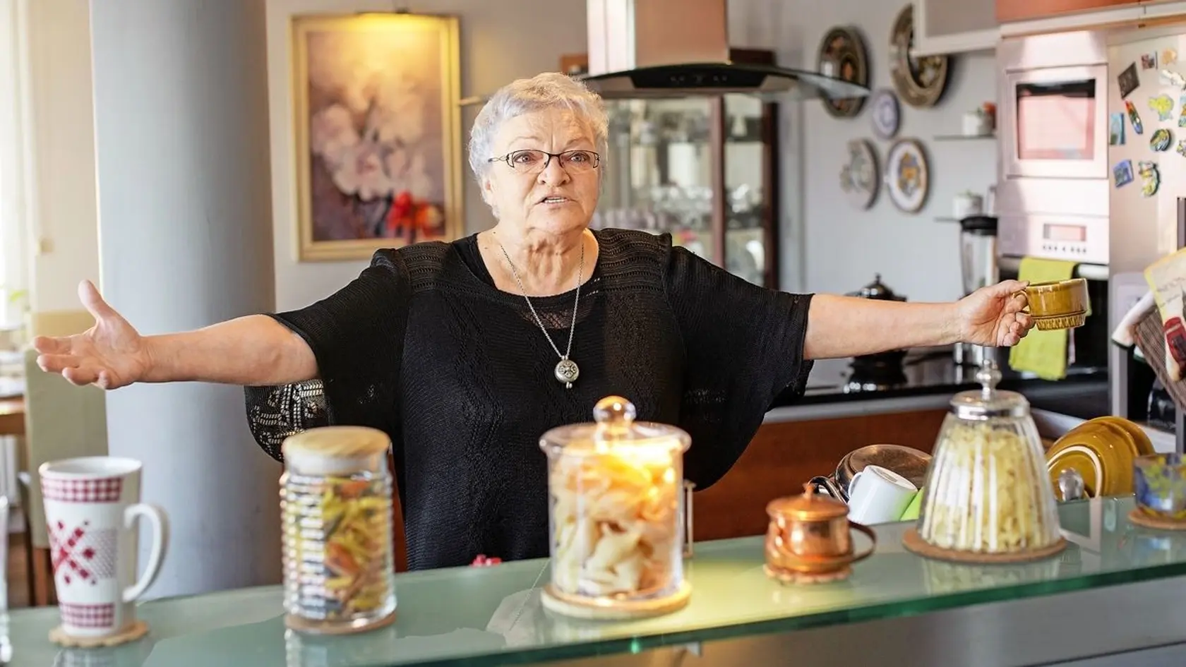 Herečka Ida Rapaičová.