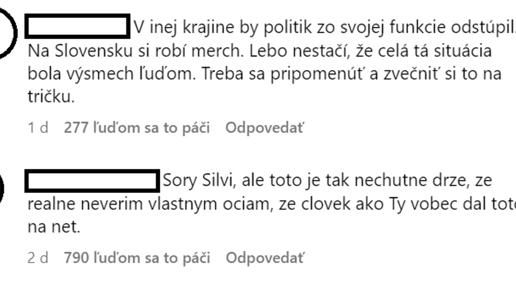 Hanlivé komentáre od nahnevaných fanúšikov.