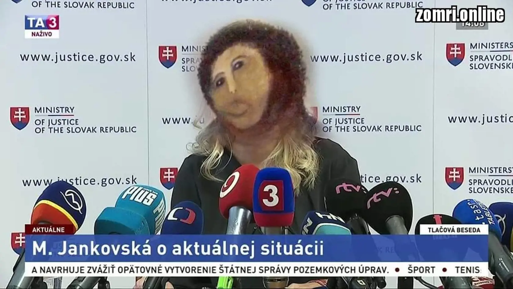 Monika Jankovská oznámila, že odchádza z funkcie na ministerstve. Internetoví vtipkári jej nič nedarovali