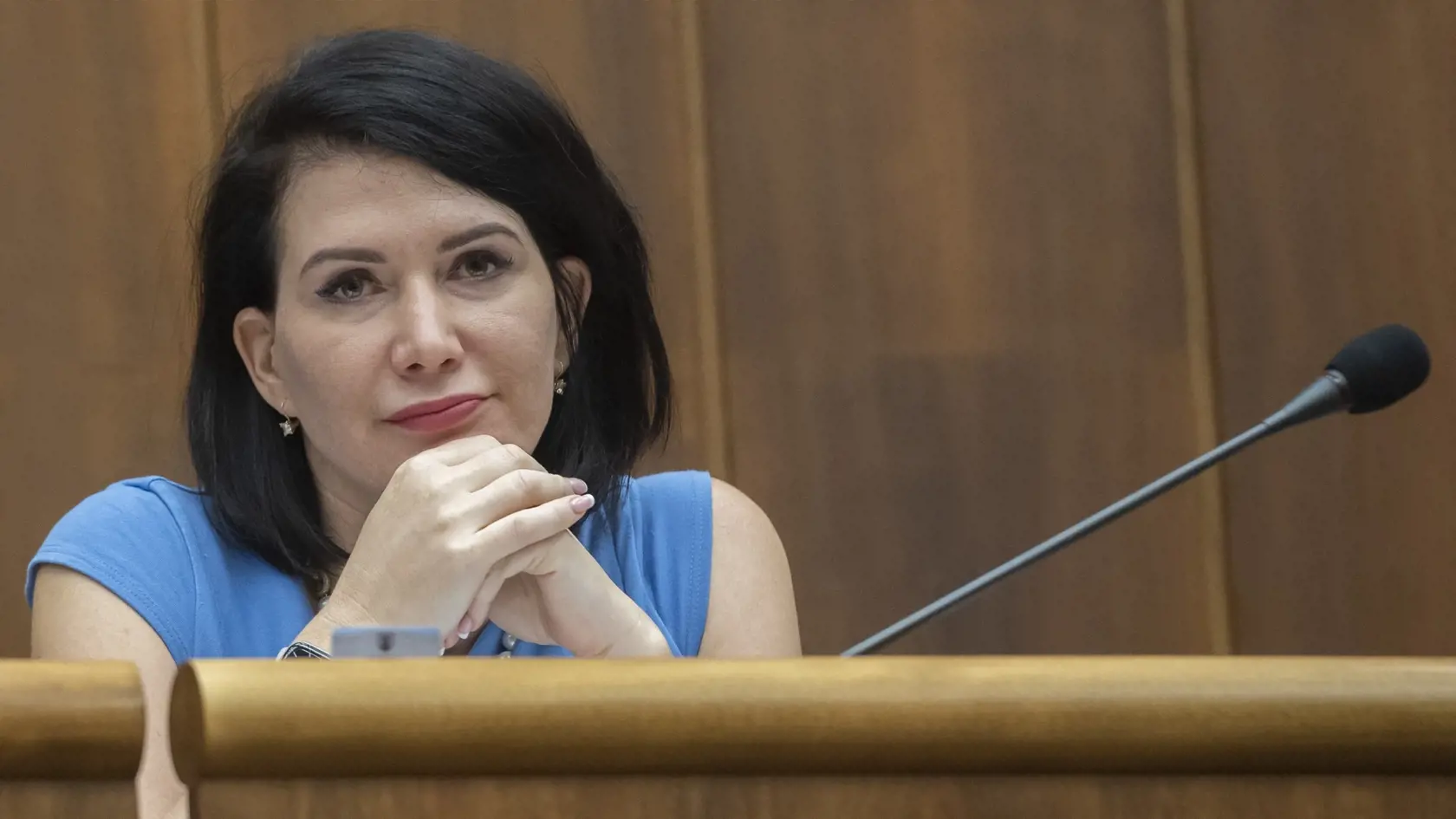 Na snímke poslankyňa parlamentu SR Jana Bittó - Cigániková (SaS) počas 66. schôdze NR SR 23. júna 2022 v Bratislave. FOTO TASR - Martin Baumann