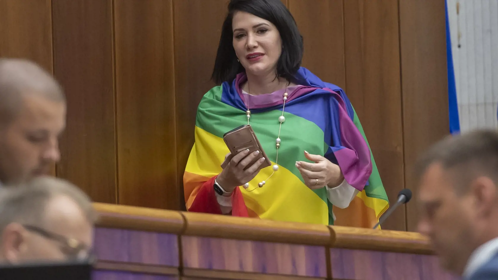 Na snímke poslankyňa parlamentu SR Jana Bittó - Cigániková (SaS) počas 67. schôdze Národnej rady SR 28. júna 2022 v Bratislave. FOTO TASR - Martin Baumann