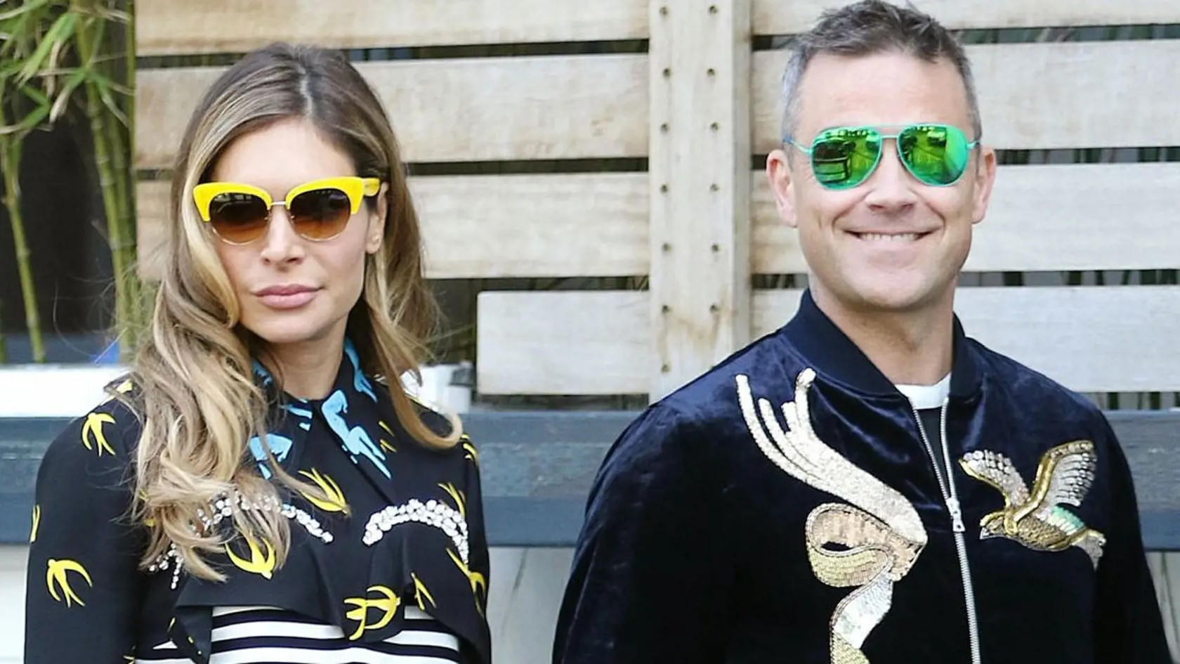 Robbie Williams s manželkou Aydou.