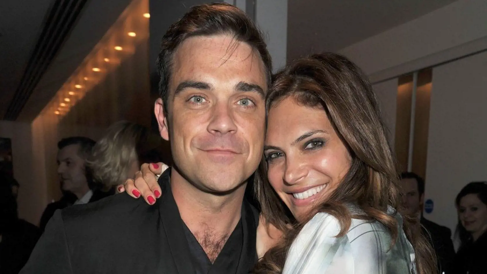 Robbie Williams s manželkou Aydou.