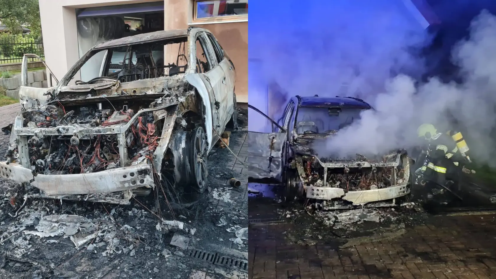 Žilinskí hasiči zasahovali pri stredajšom nočnom požiari auta v obci Dlhé Pole v okrese Žilina. Materiálna škoda bola predbežne vyčíslená na 80.000 eur.
