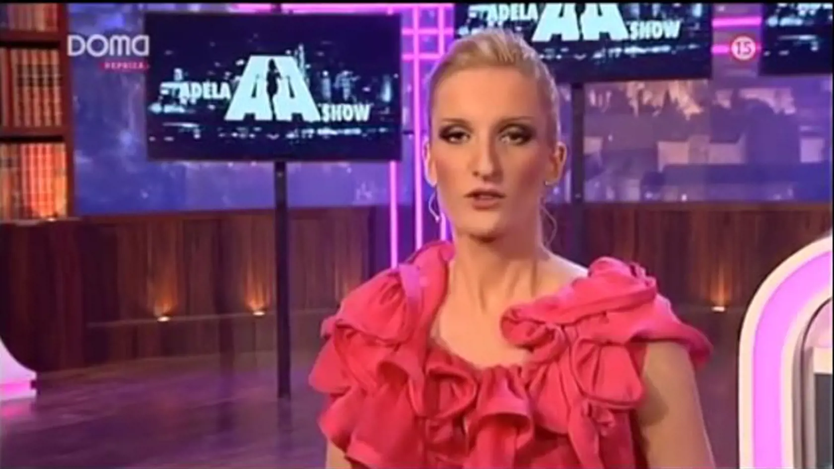Adela Vinczeová v roku 2011 vo svojej Adela show.