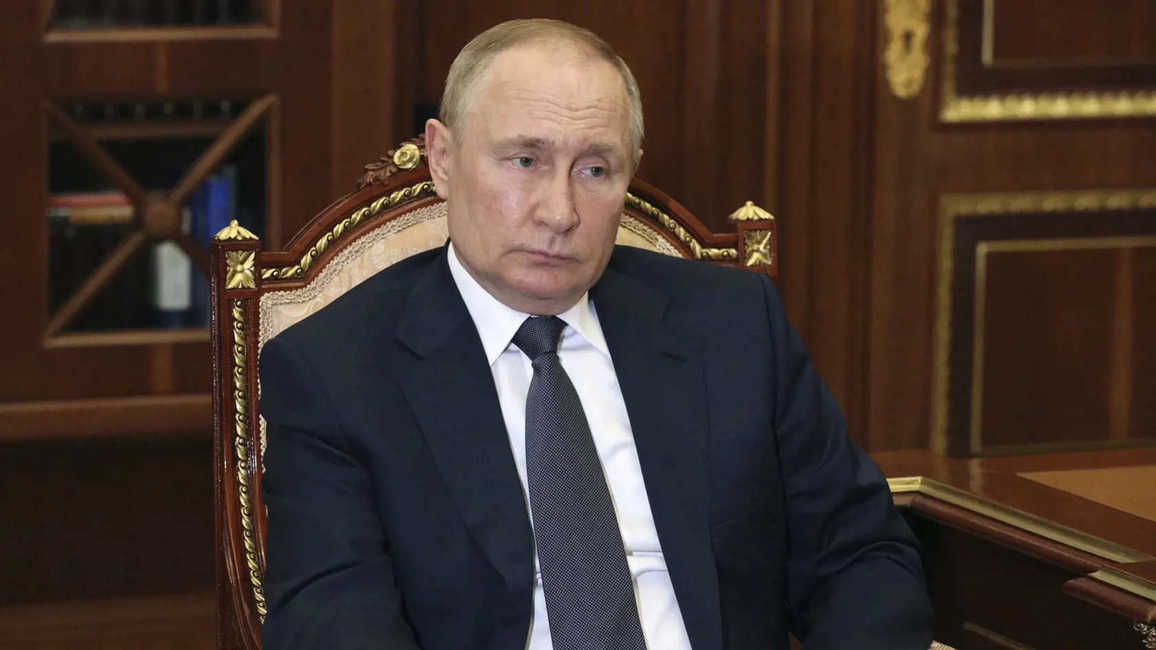Na snímke ruský prezident Vladimir Putin