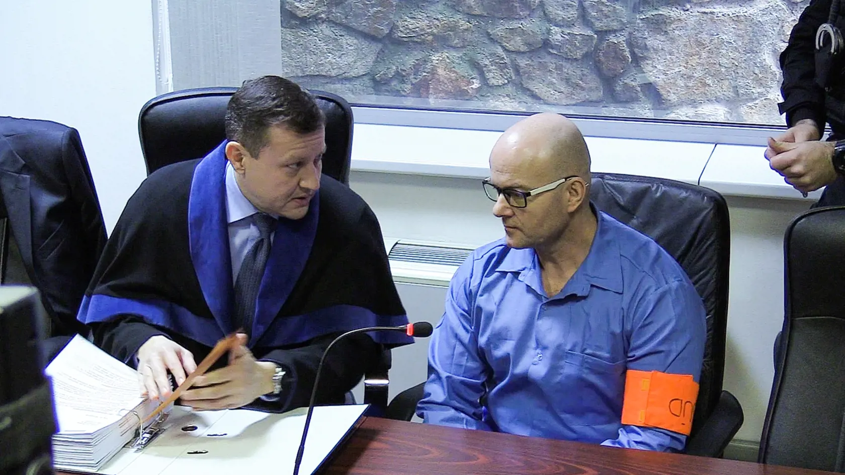 Pojednávanie v kauze lúpežnej vraždy právnika Ernesta Valka. Na snímke obvinený Jaroslav Klinka.
