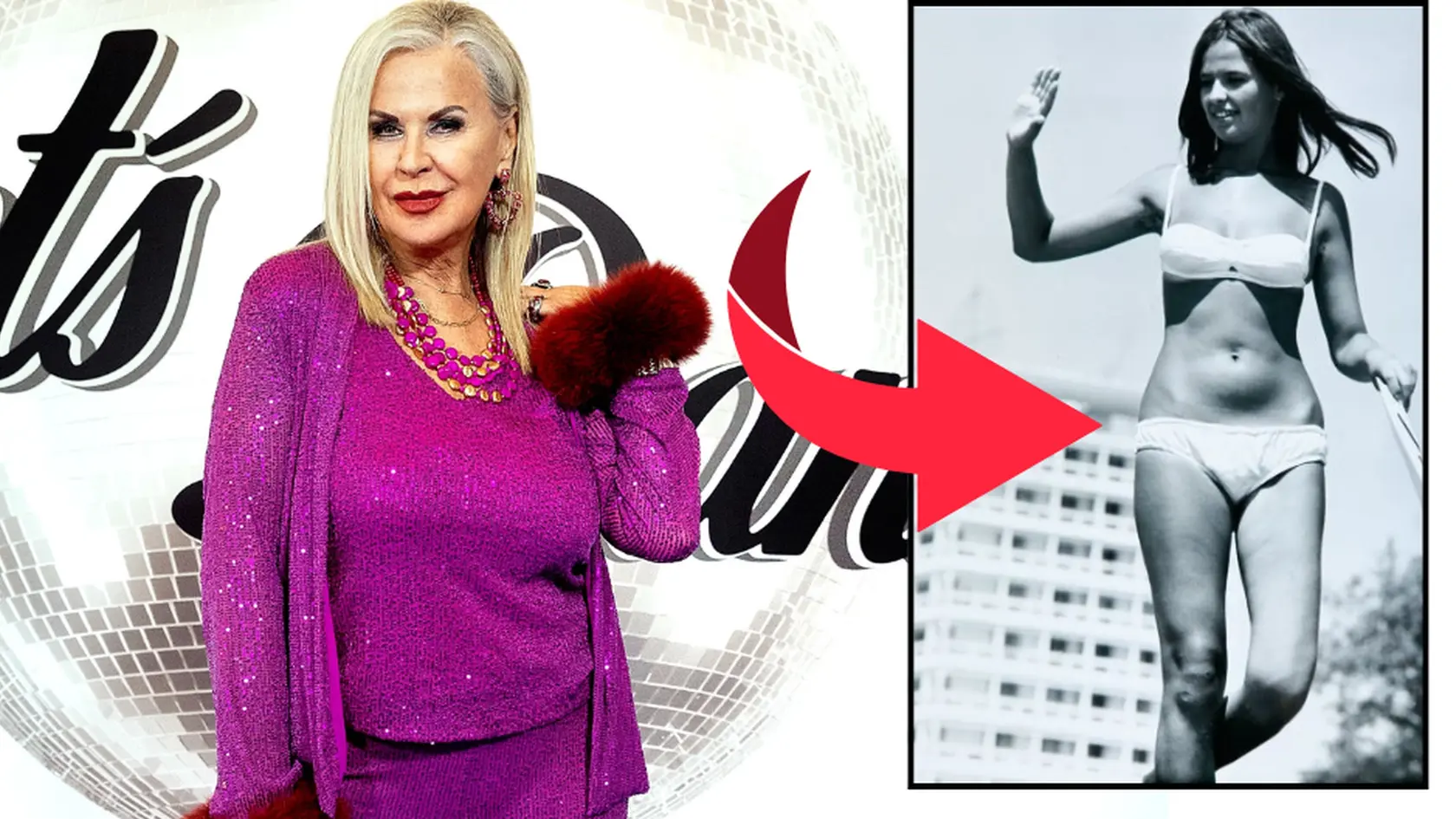 Eva Máziková ako mladá slečna: "Tu som mala ešte "bobra" " spomína s úsmevom. 