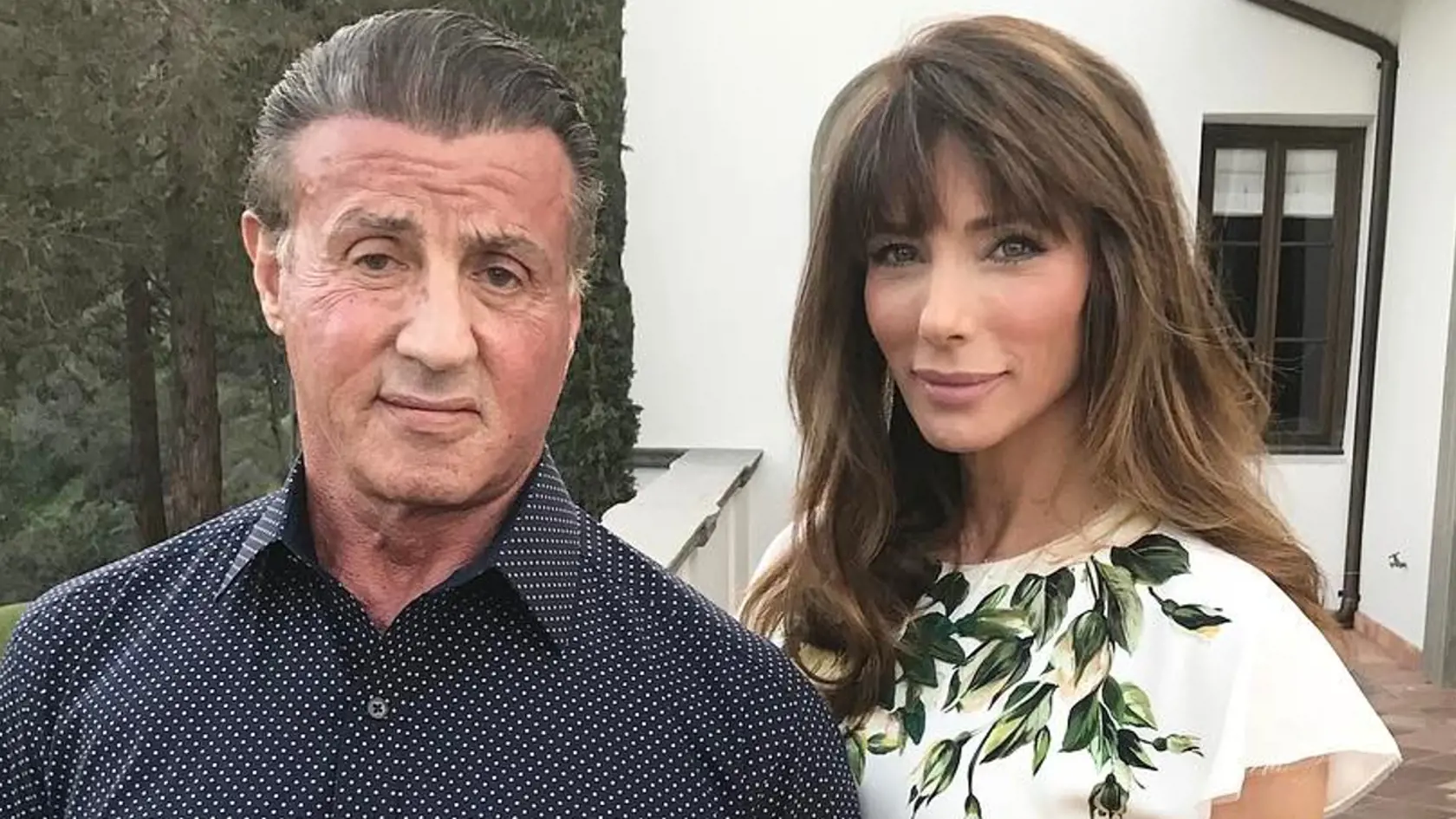 Sylvester Stallone a jeho manželka Jennifer.