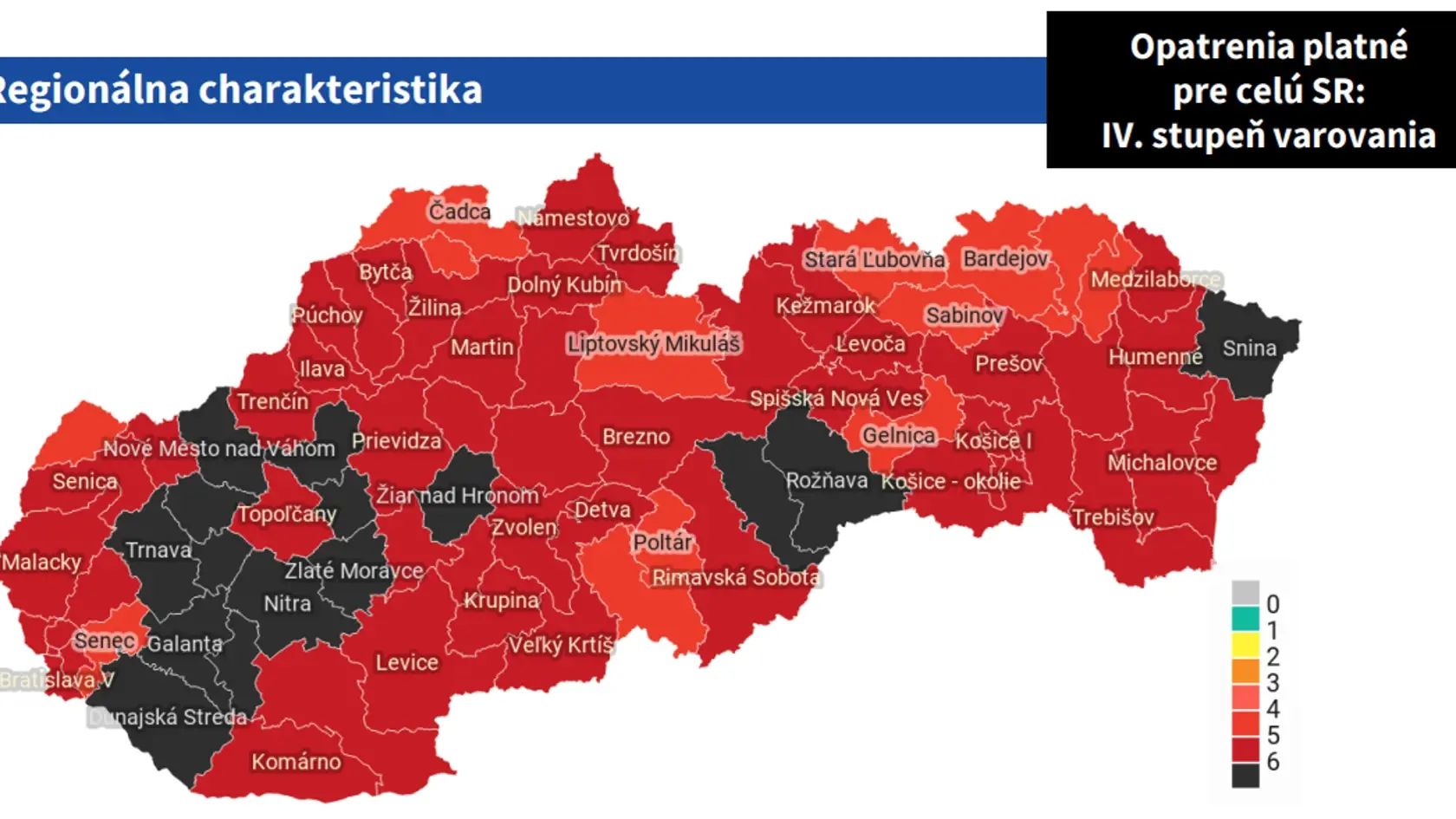 Situácia sa na Slovensku zhoršila.