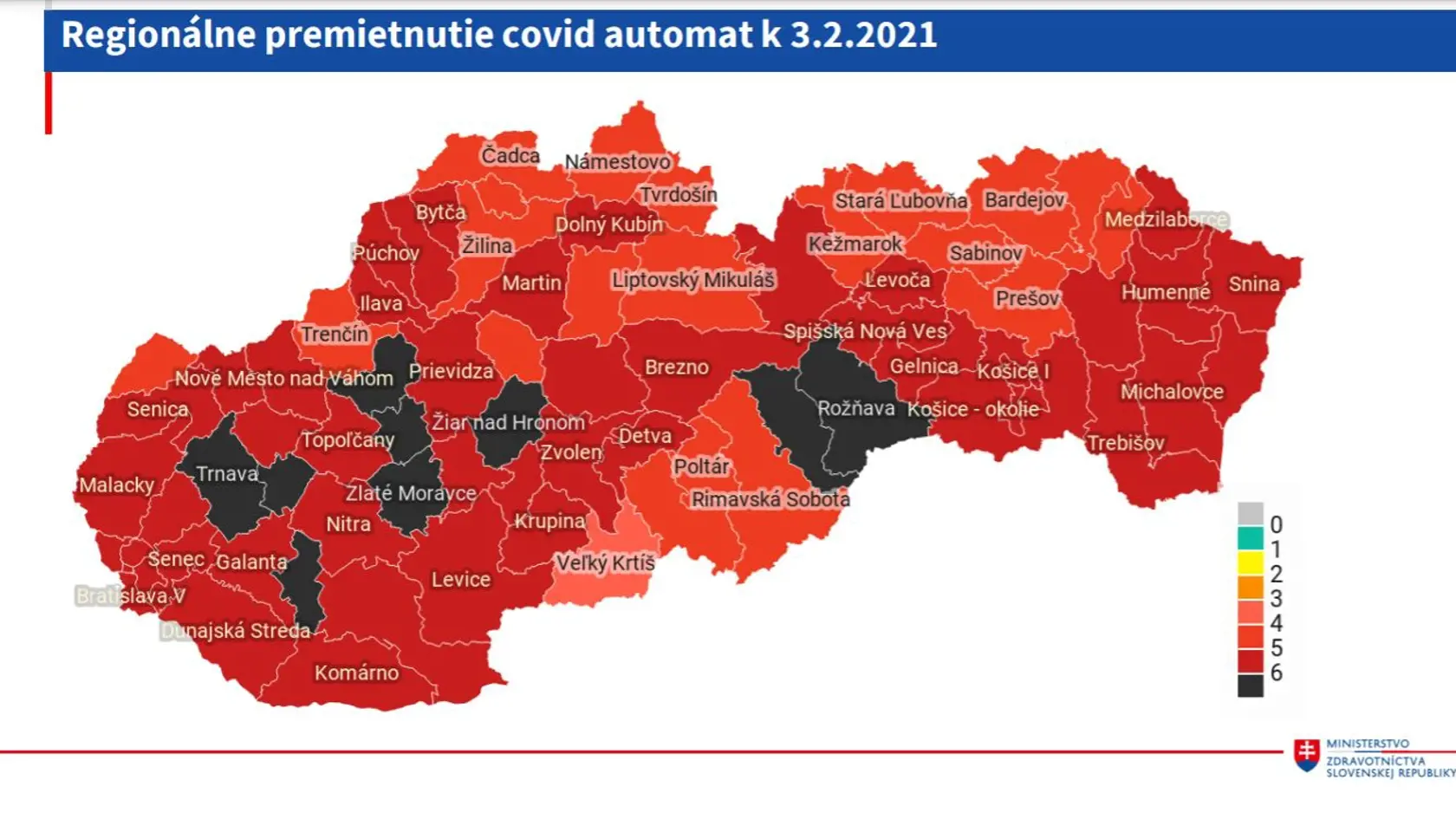 Táto mapa platí do nedele 14. februára.