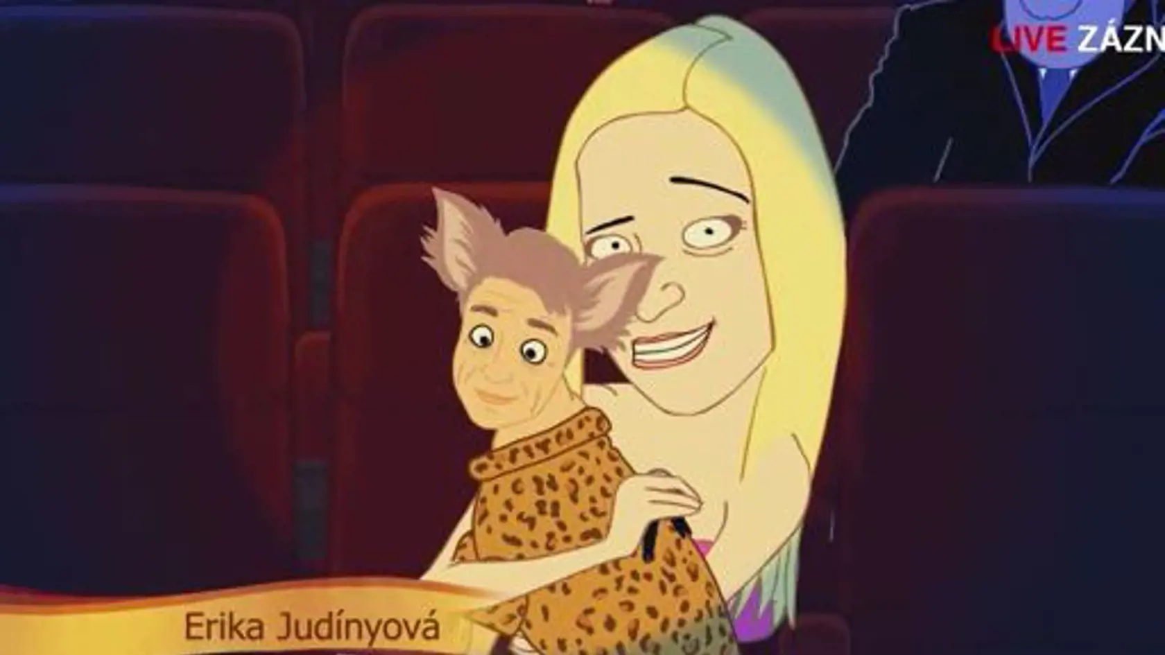 Najneobľúbenejšia moderátorka Erika Judínyová.