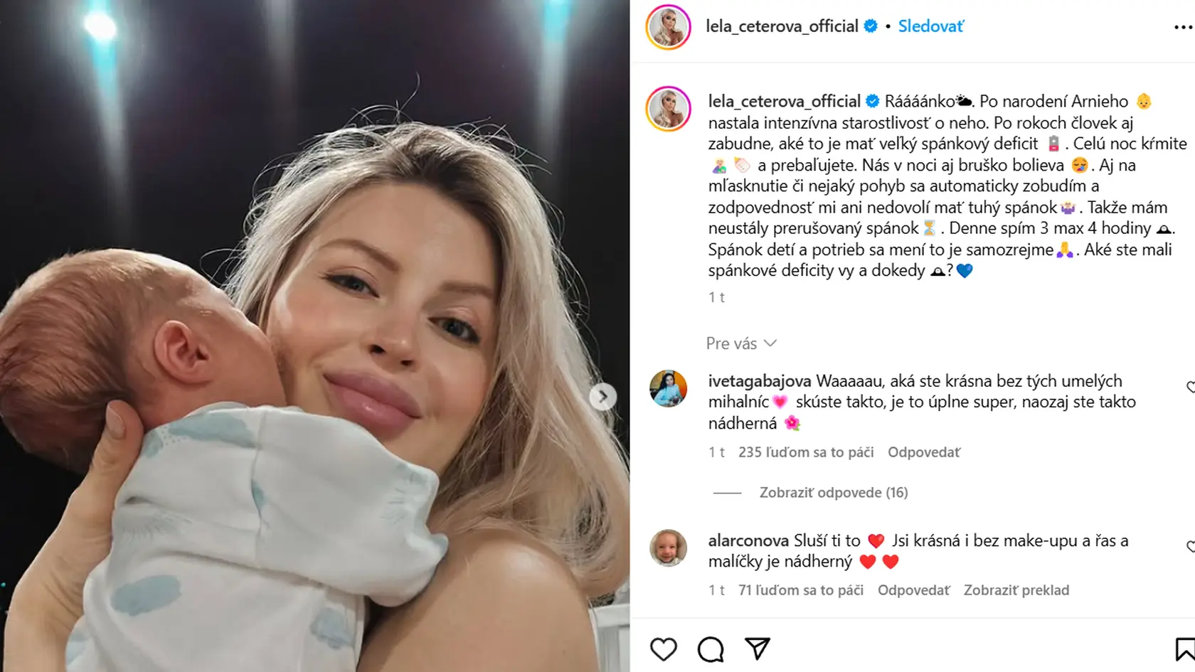 Lela Vémola sa po treťom pôrode zmenila. Upustila od výrazného make-upu. Fanúšikovia ju nespoznávajú a tvrdia, že omladla.