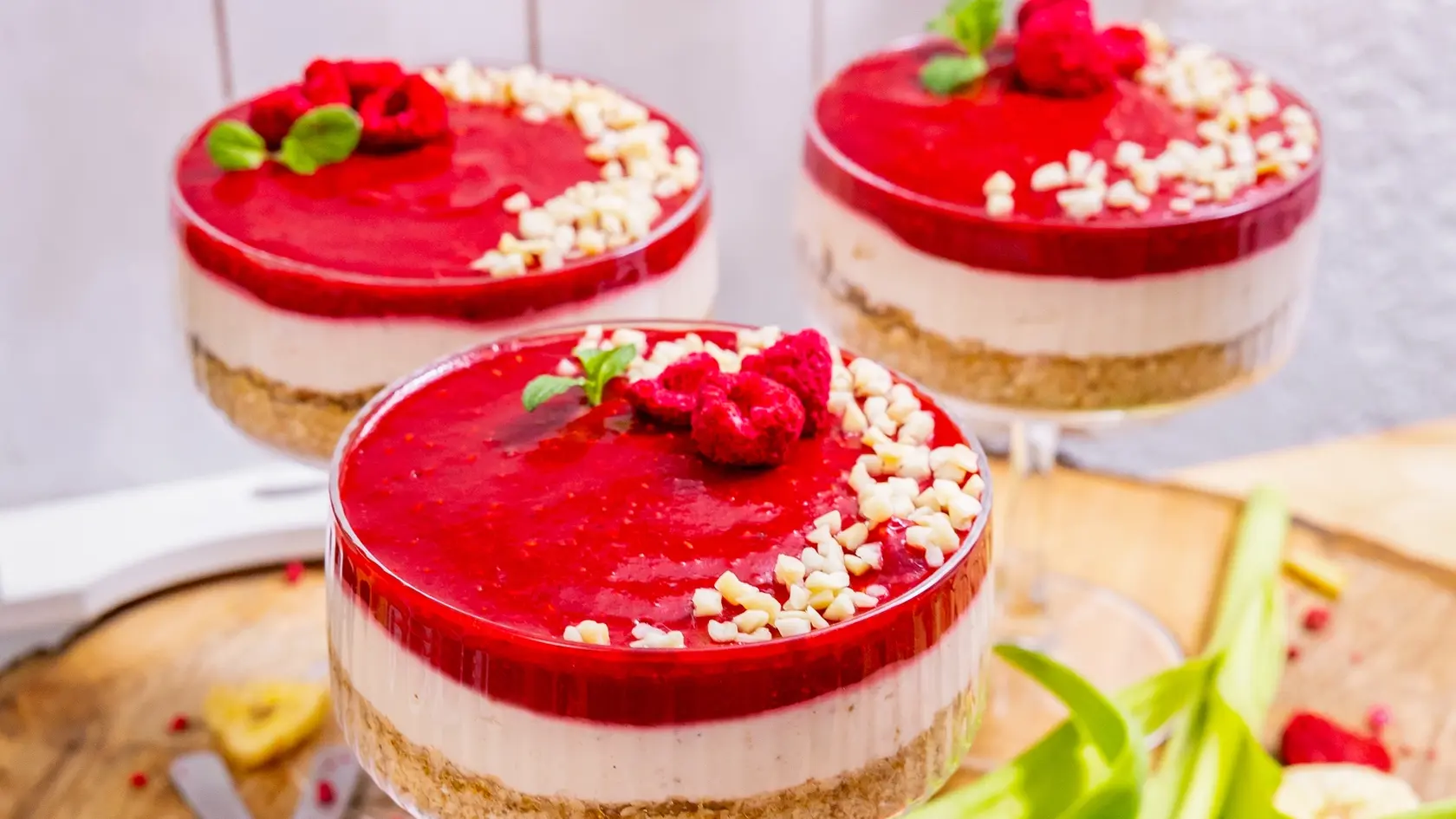 Rýchly a zdravý jahodovo-malinový cheesecake v pohároch od Martiny Gromovej.