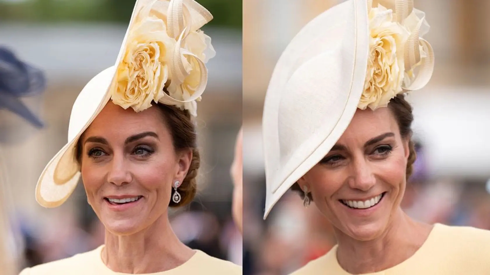 Princezná Kate žiarila v žltých šatách na záhradnej oslave.