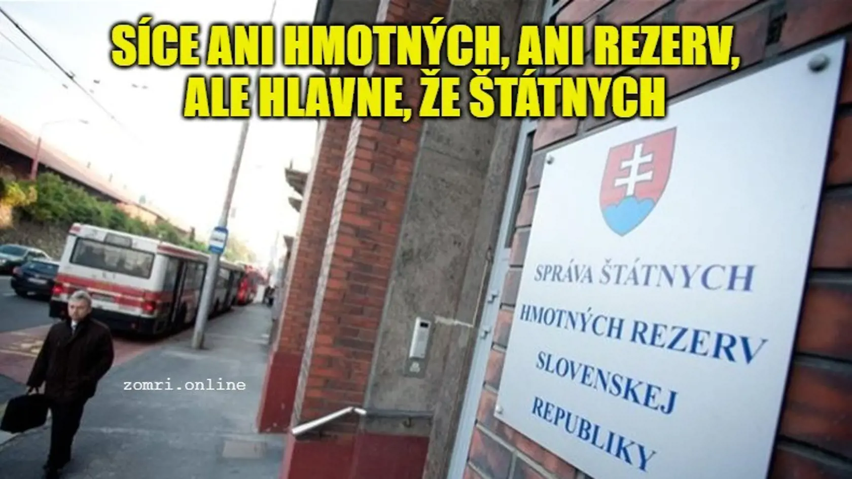 Premiér Igor Matovič nenašiel v Správe štátnych hmotných rezerv žiadne zásoby...