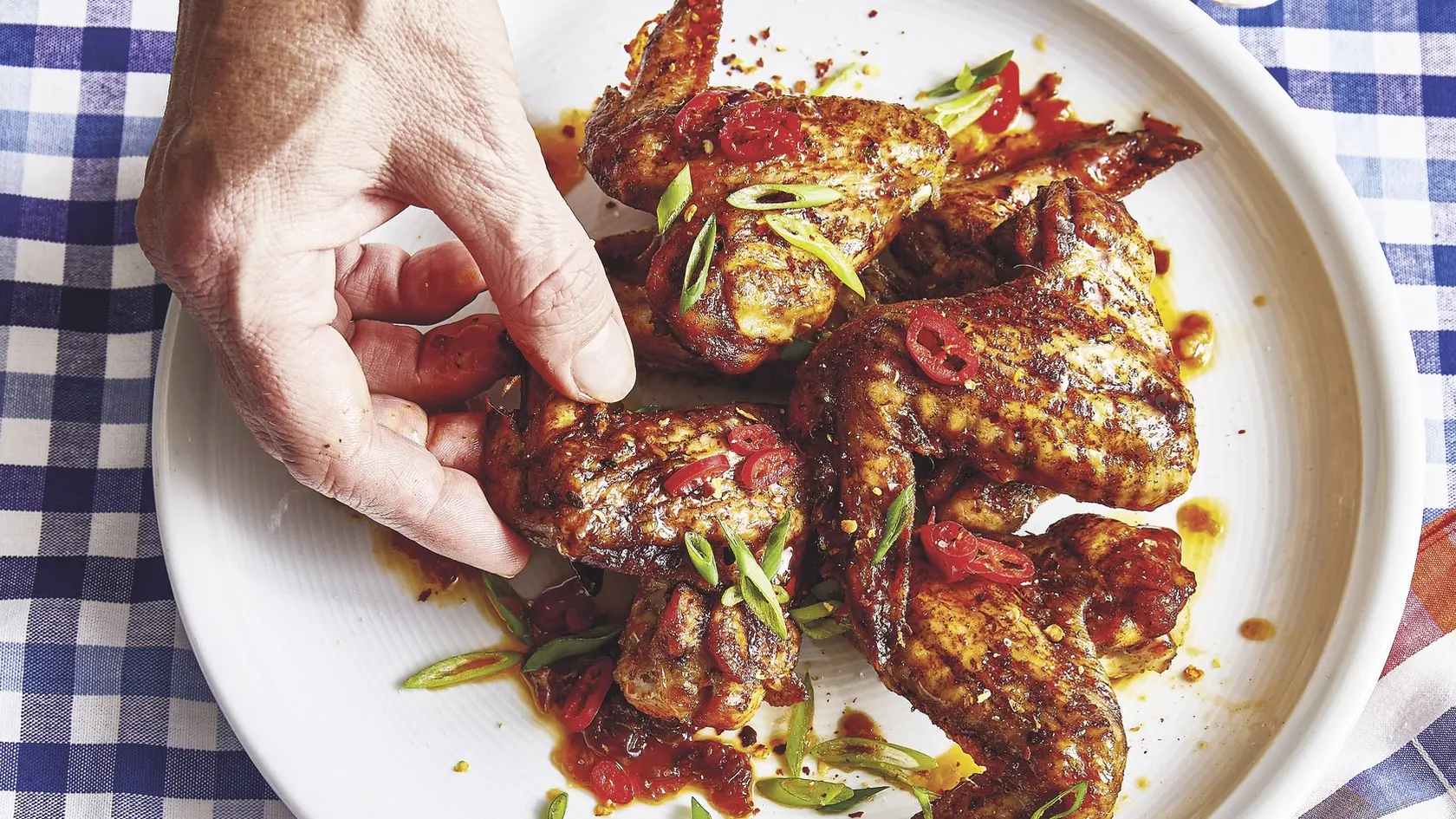 Kuracie krídla Adobo.