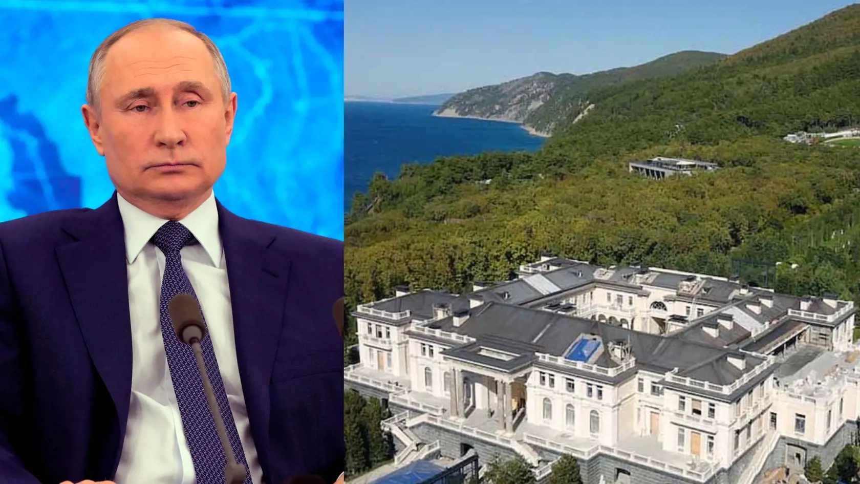 Luxusné sídlo Putina.
