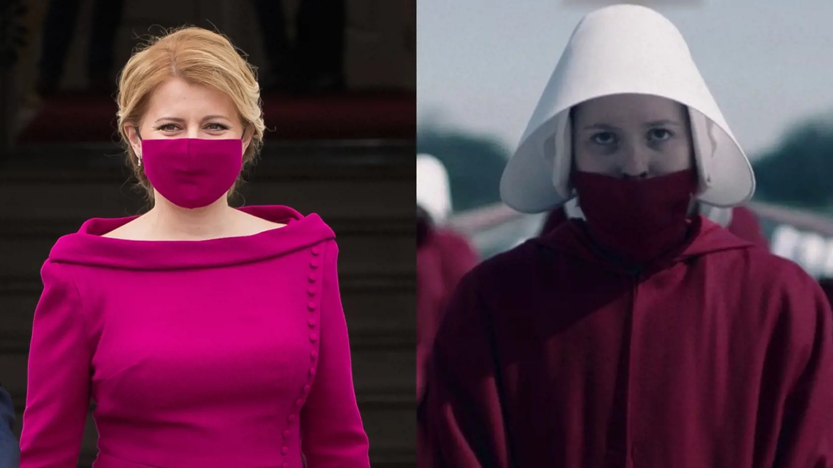 Niektorí si však z našej prezidentky vystrelili a prirovnali ju postave Offred z úspešného seriálu Príbeh služobníčky.