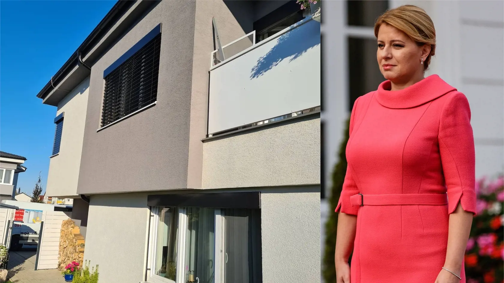 Prezidentka Zuzana Čaputová si dala na dom nainštalovať vonkajšie žalúzie.
