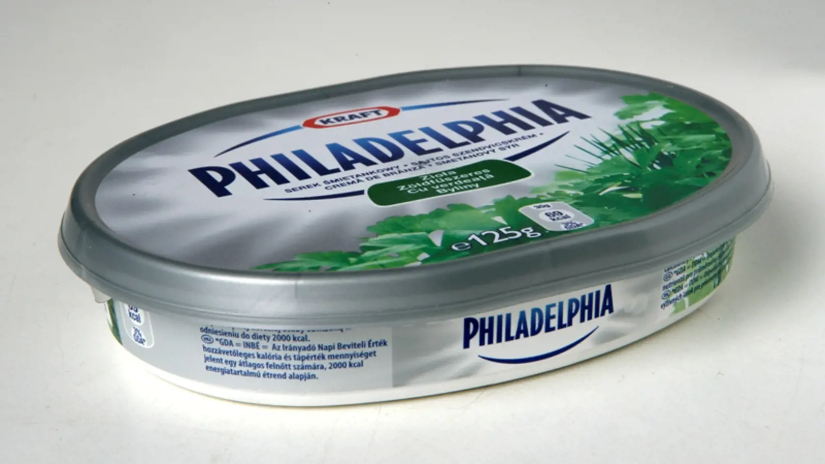Philadelphia
Smotanový syr
Byliny