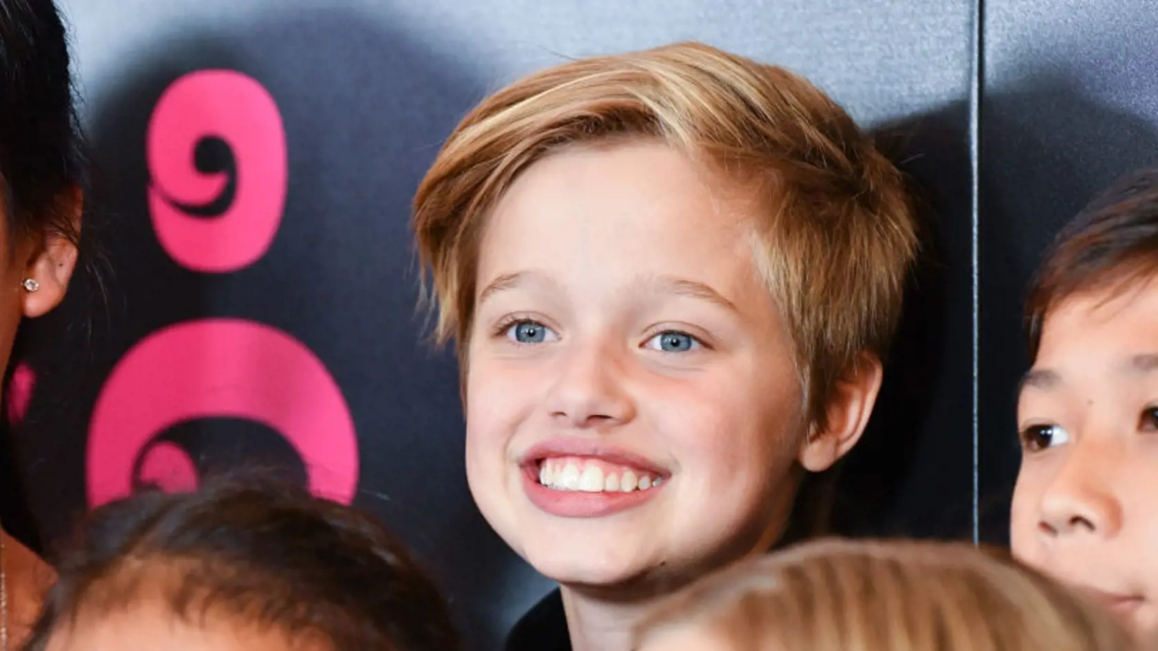 NEW YORK, NY - SEPTEMBER 14:  Shiloh Jolie-Pitt (C) attends the "First They Killed My Father" New York premiere at DGA Theater on September 14, 2017 in New York City.  (Photo by Dia Dipasupil/Getty Images)