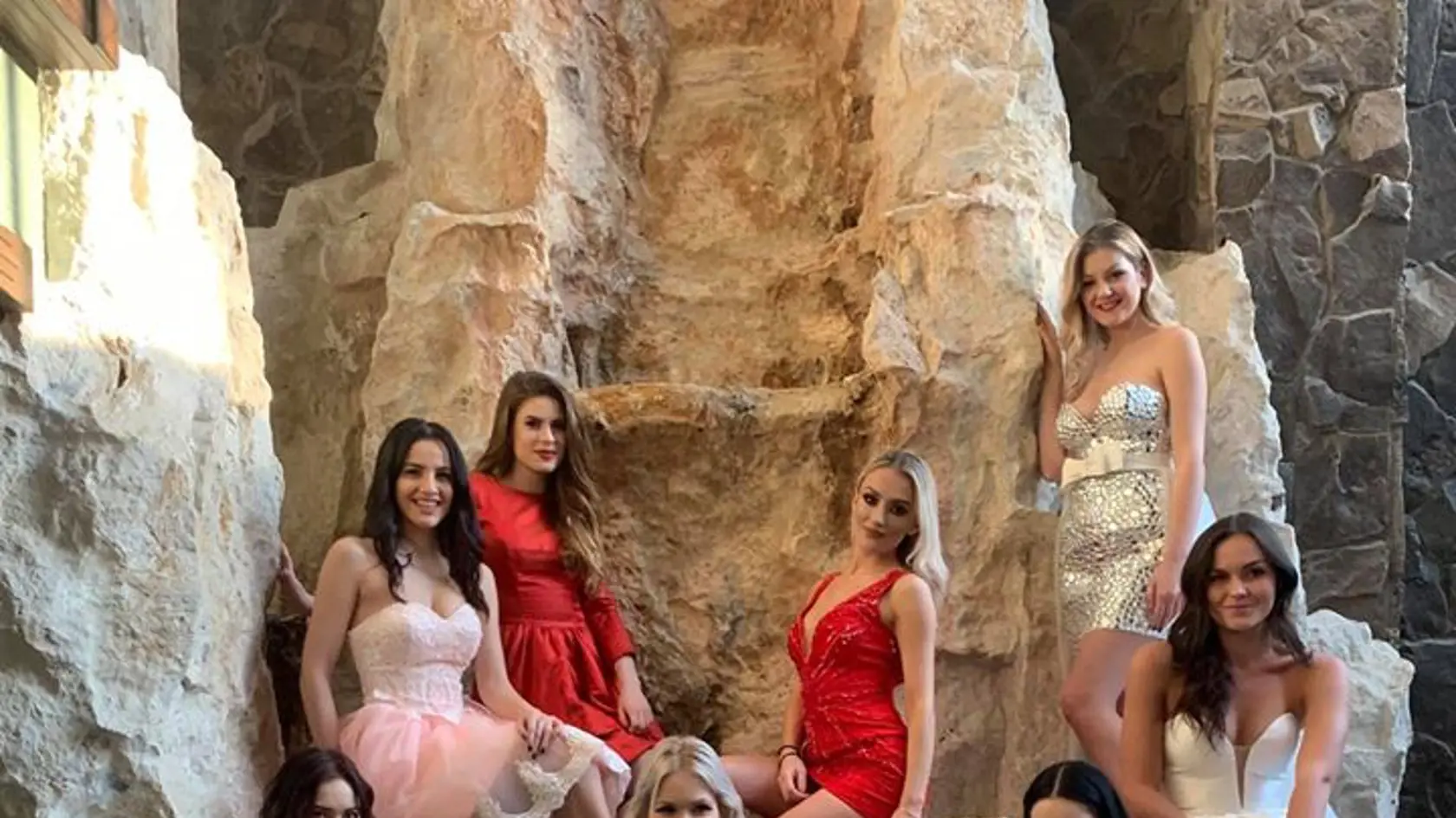 Dievčatá uchádzajúce sa o titul Miss Východné Slovensko.