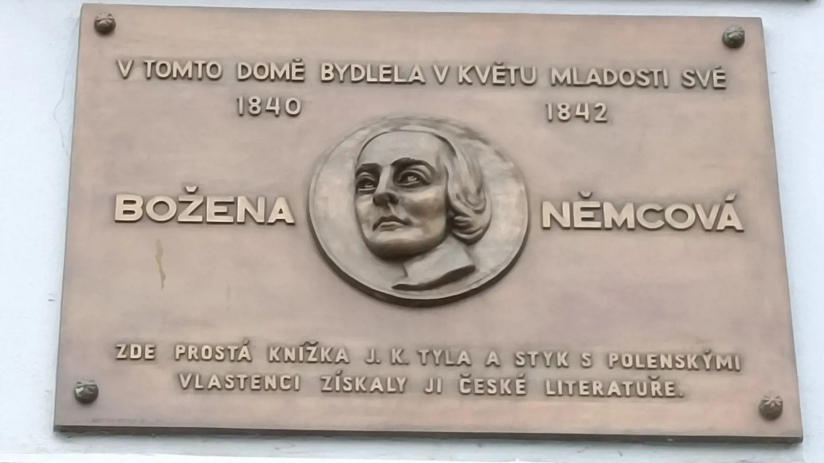 V rokoch 1840-1842 Božena Nemcová strávila v Polné, čo rozhodlo o ďalšom jej smerovaní v českej kultúre
