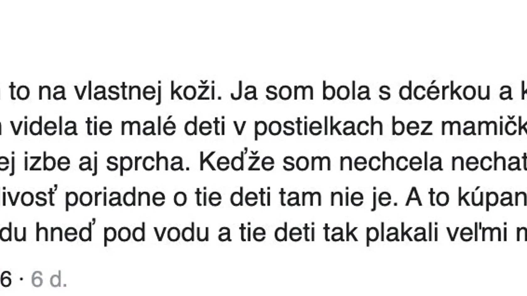 Reakcie ďalších mamičiek nenechali na seba dlho čakať
