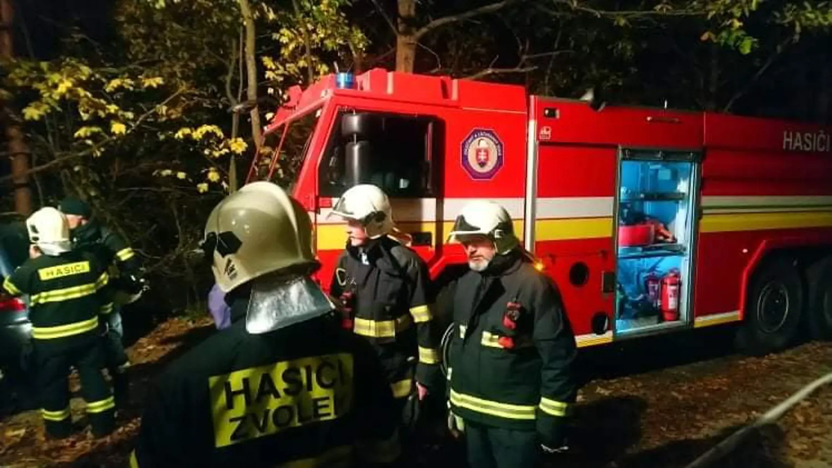 Požiar rekreačnej chaty v Bienskej Doline.