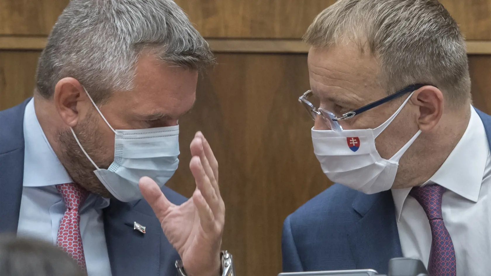 Boris Kollár a Peter Pellegrini.