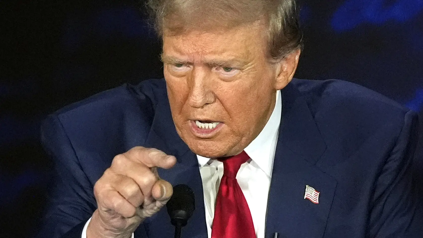 Republikánsky kandidát na prezidenta USA Donalda Trump.