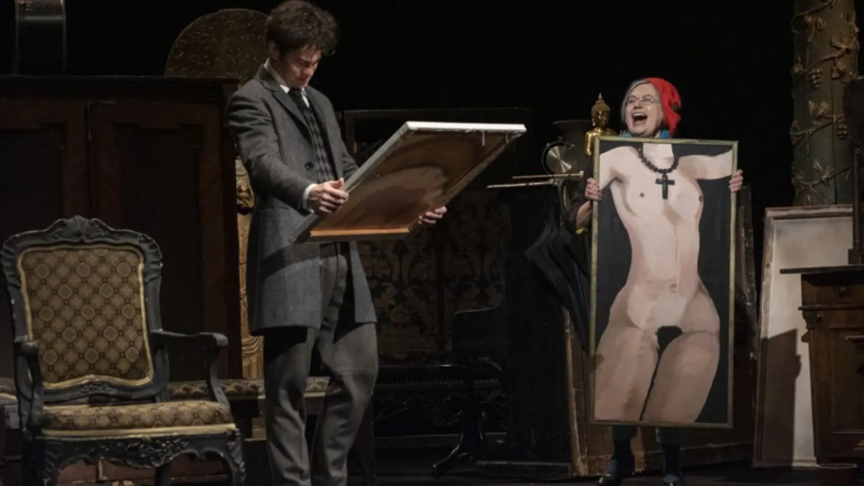 Premiéra inscenácie Harold a Maude v Divadle na Vinohradoch.