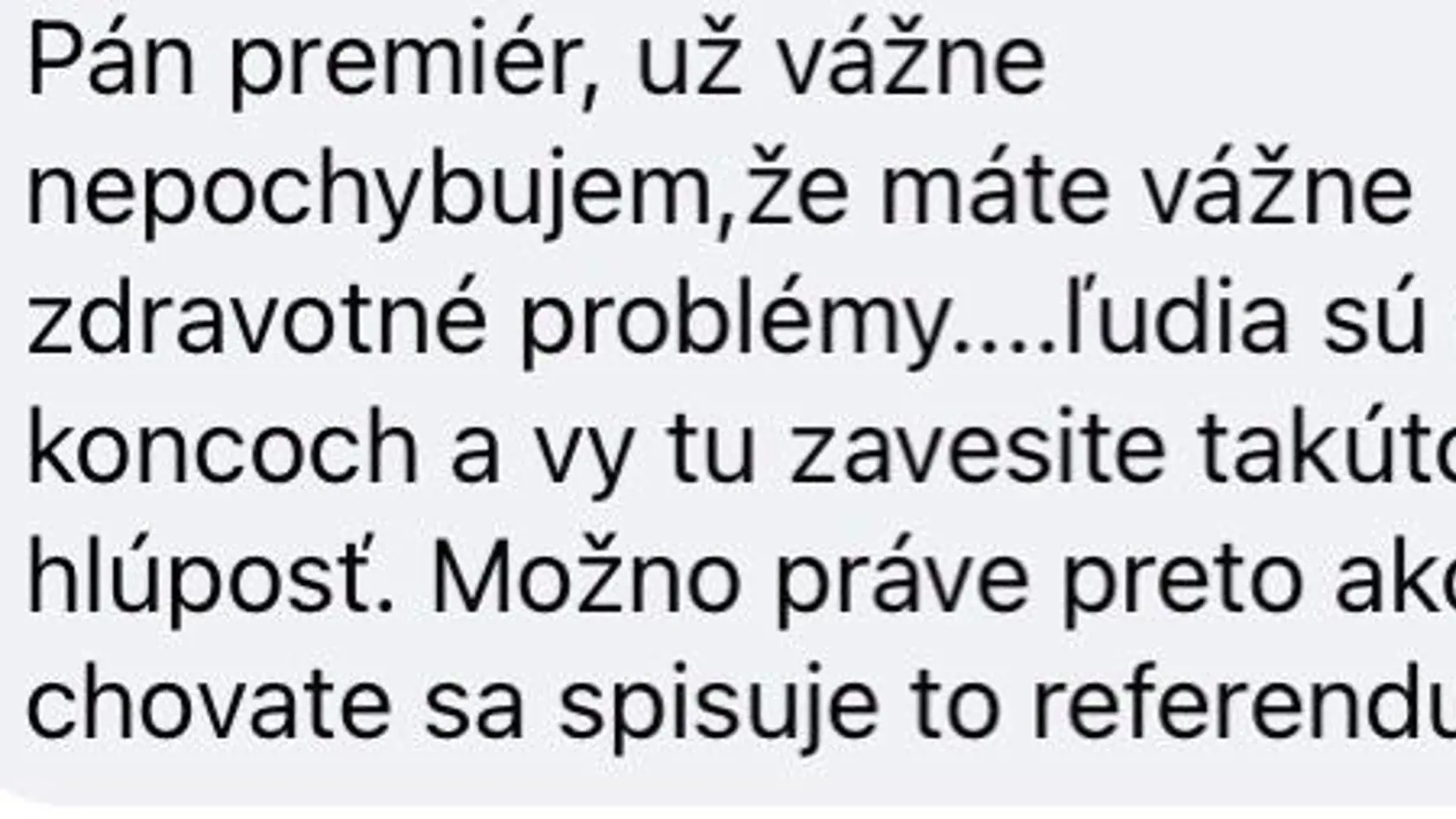 "Vyštengrovať" a zrejme aj pobaviť verejnosť chcel premiér Igor Matovič aj posledným príspevkom v ktorom si uťahoval z opozičného referenda. "Unikol prvý petičný hárok z Referenda za návrat mafie," napísal na sociálnej sieti.  Jeho snaha o humor sa mu však vrátila a to doslova ako bumerang!