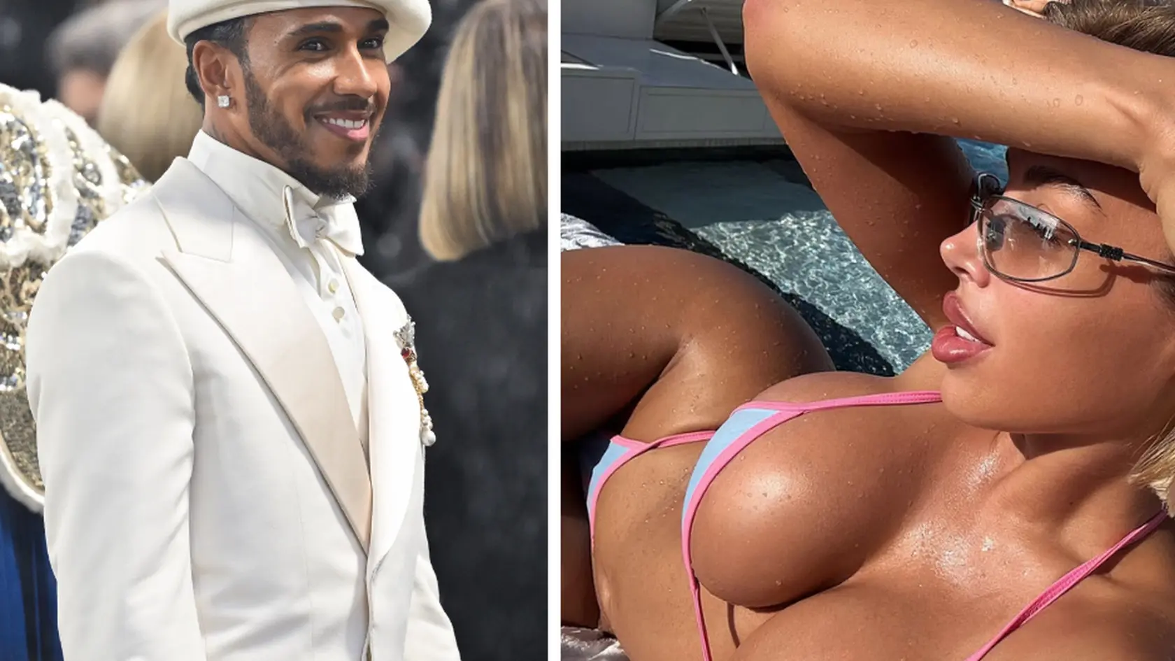 Lewis Hamilton bol prichytený v monackom klube po boku tejto modelky.