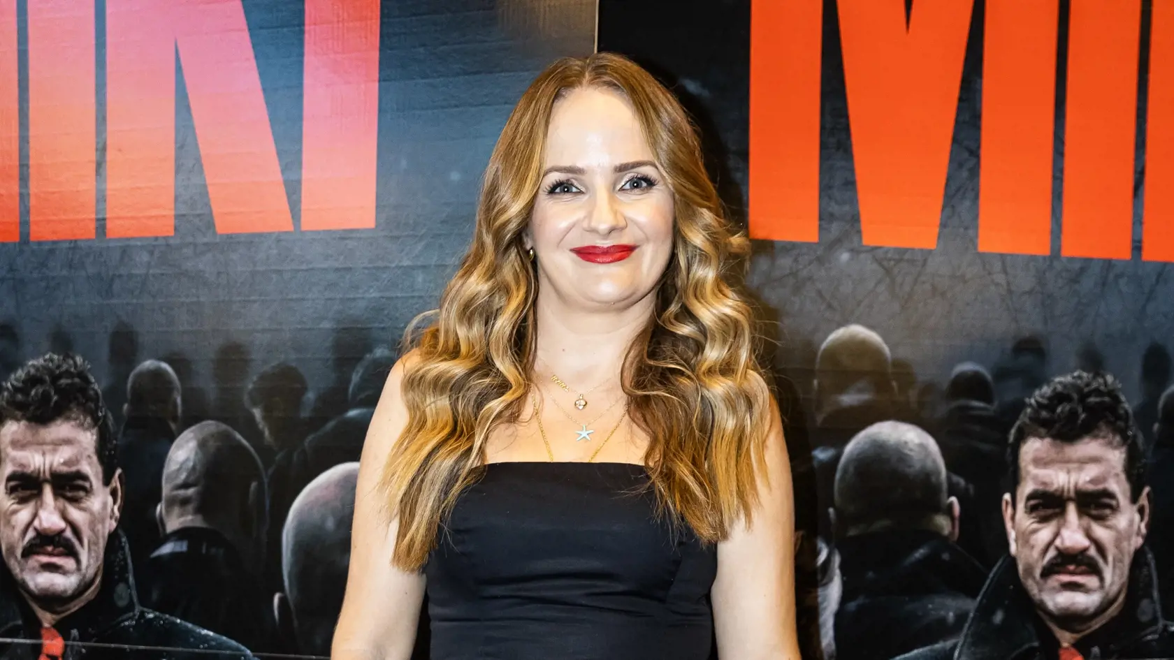 Zuzana Kubovčíková Šebová nahodila čierne šaty.