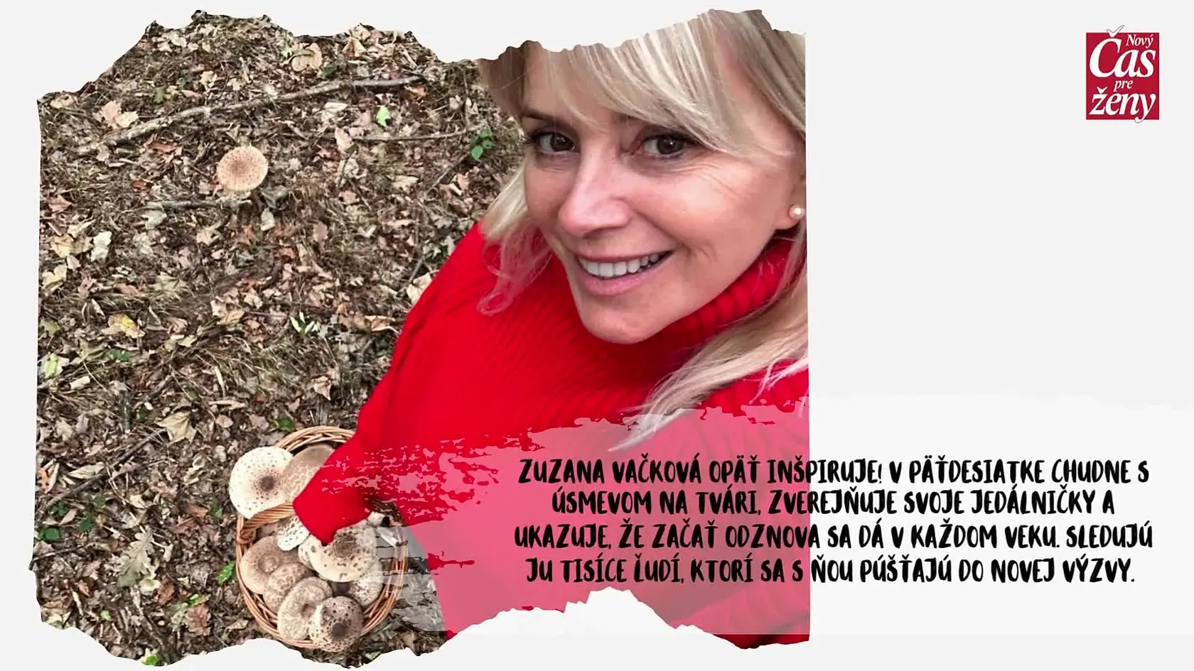 Zuzana Vačková opäť inšpiruje! V päťdesiatke chudne s úsmevom na tvári, zverejňuje svoje jedálničky a ukazuje, že začať odznova sa dá v každom veku. Sledujú ju tisíce ľudí, ktorí sa s ňou púšťajú do novej výzvy.