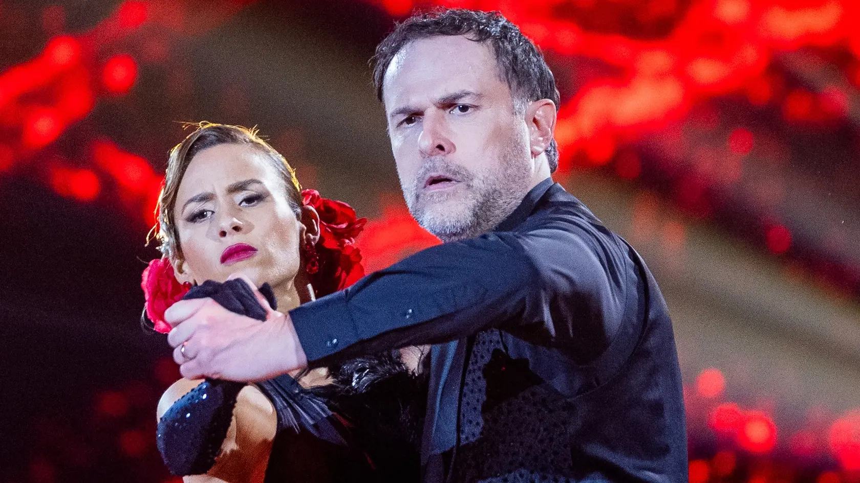 Druhé kolo tanečnej televíznej šou Let’s Dance v bratislavskej Inchebe. Na snímke  Juraj Kemka a Natália Glosíková.