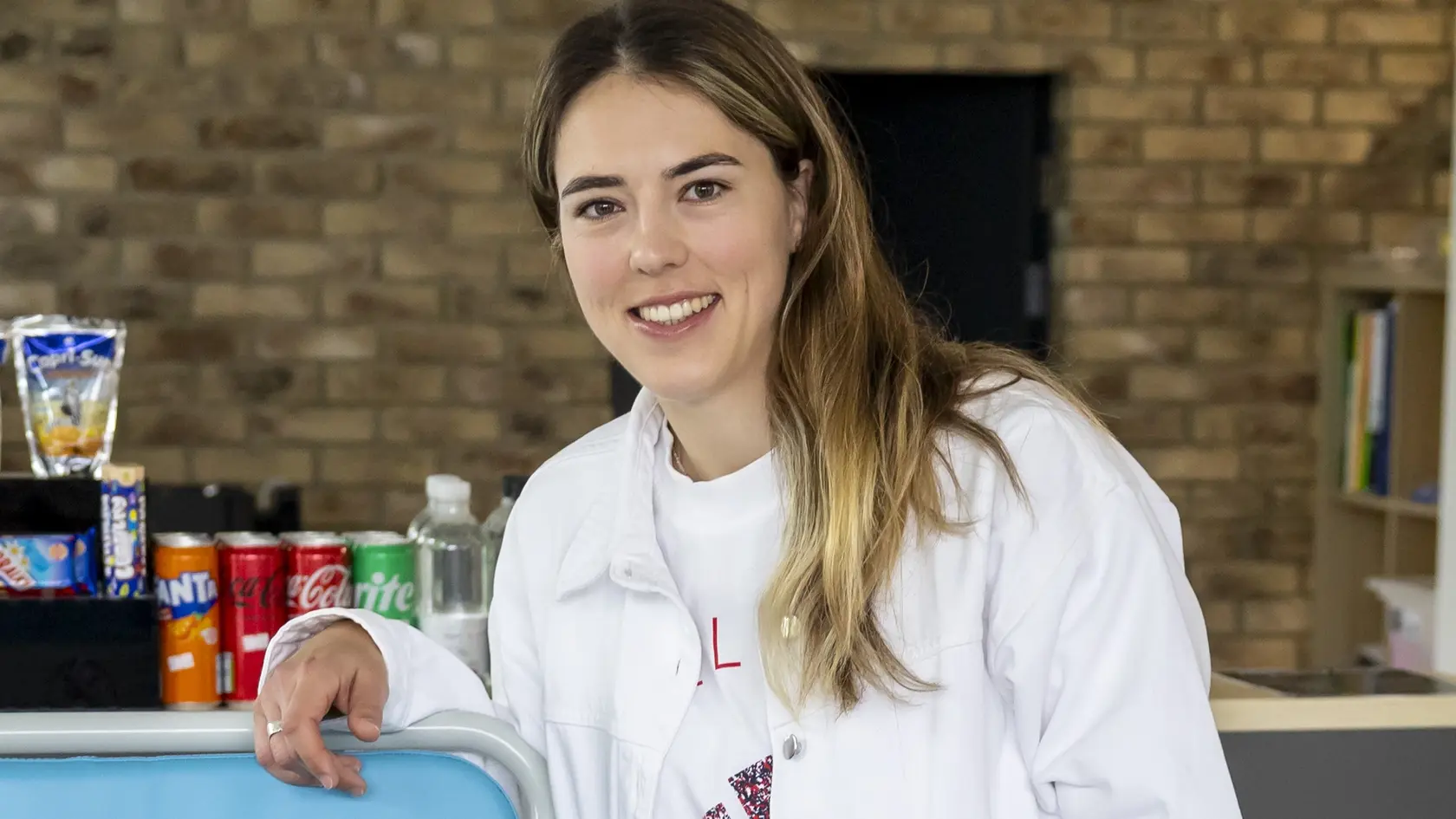 Slovenský olympijský a športový výbor zorganizoval kampaň “ Športová kvapka krvi”. Na snímke je Petra Vlhová. 